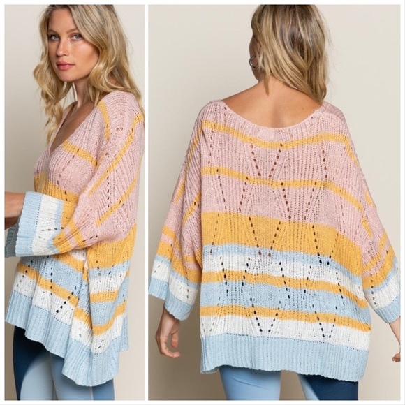 POL Rose Dawn Boxy Oversized Sweater - Picture 6 of 9